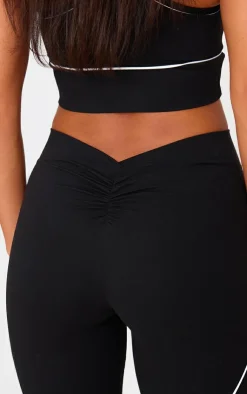 PrettyLittleThing Yoga Pants*PLT SPORT Sculpt Contrast Binding Yoga Pants