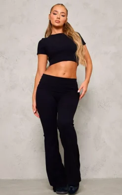 PrettyLittleThing Workout Tops*PLT Sport Sculpt Fold Over Gym Top