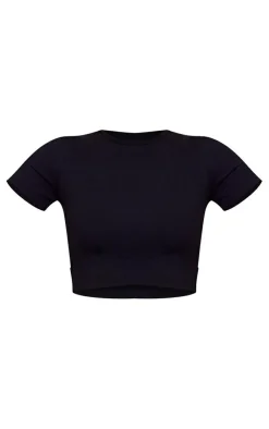 PrettyLittleThing Workout Tops*PLT Sport Sculpt Fold Over Gym Top