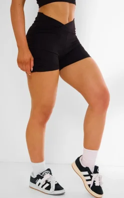 PrettyLittleThing Gym Shorts*PLT SPORT Sculpt Ruched Side Shorts