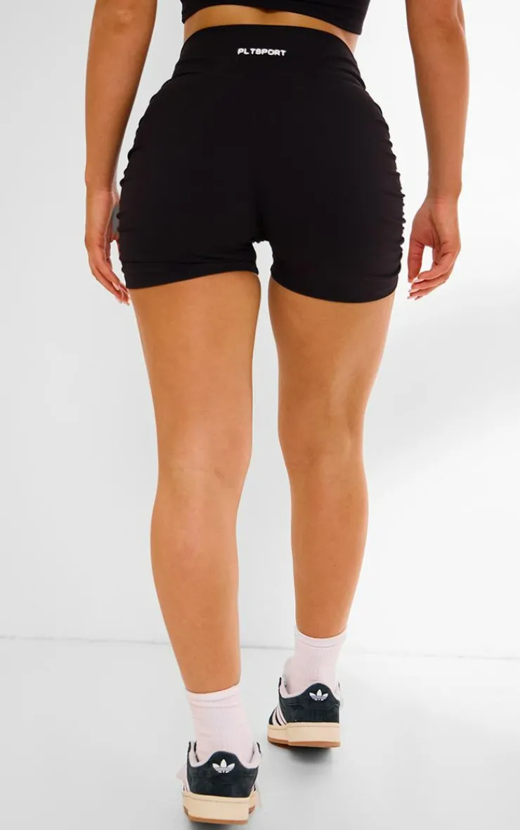 PrettyLittleThing Gym Shorts*PLT SPORT Sculpt Ruched Side Shorts