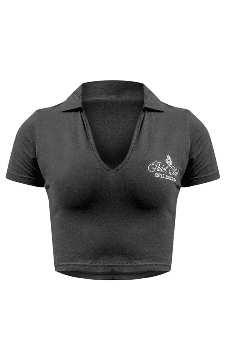 PrettyLittleThing Workout Tops*PLT SPORT V Neck Tennis Vest