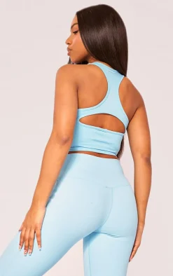 PrettyLittleThing Sports Bras*PLT SPORT Seamless Bust Panel Detail Sports Bra