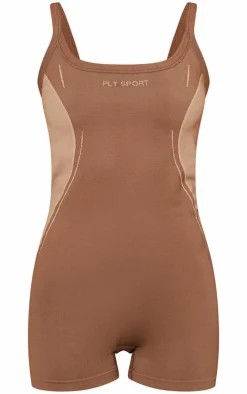 PrettyLittleThing Seamless Gym Wear*PLT SPORT Jacquard Seamless Unitard