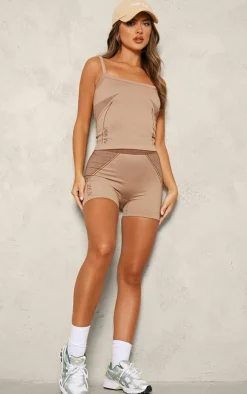 PrettyLittleThing Workout Tops*PLT SPORT Jacquard Seamless Gym Vest