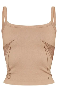 PrettyLittleThing Workout Tops*PLT SPORT Jacquard Seamless Gym Vest
