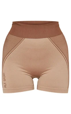 PrettyLittleThing Gym Shorts*PLT SPORT Jacquard Seamless Booty Shorts