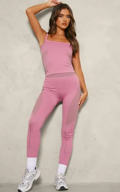 PrettyLittleThing Seamless Gym Wear*PLT SPORT Jacquard Seamless Gym Leggings