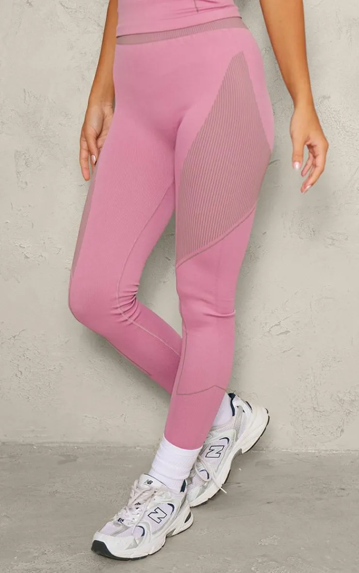 PrettyLittleThing Seamless Gym Wear*PLT SPORT Jacquard Seamless Gym Leggings