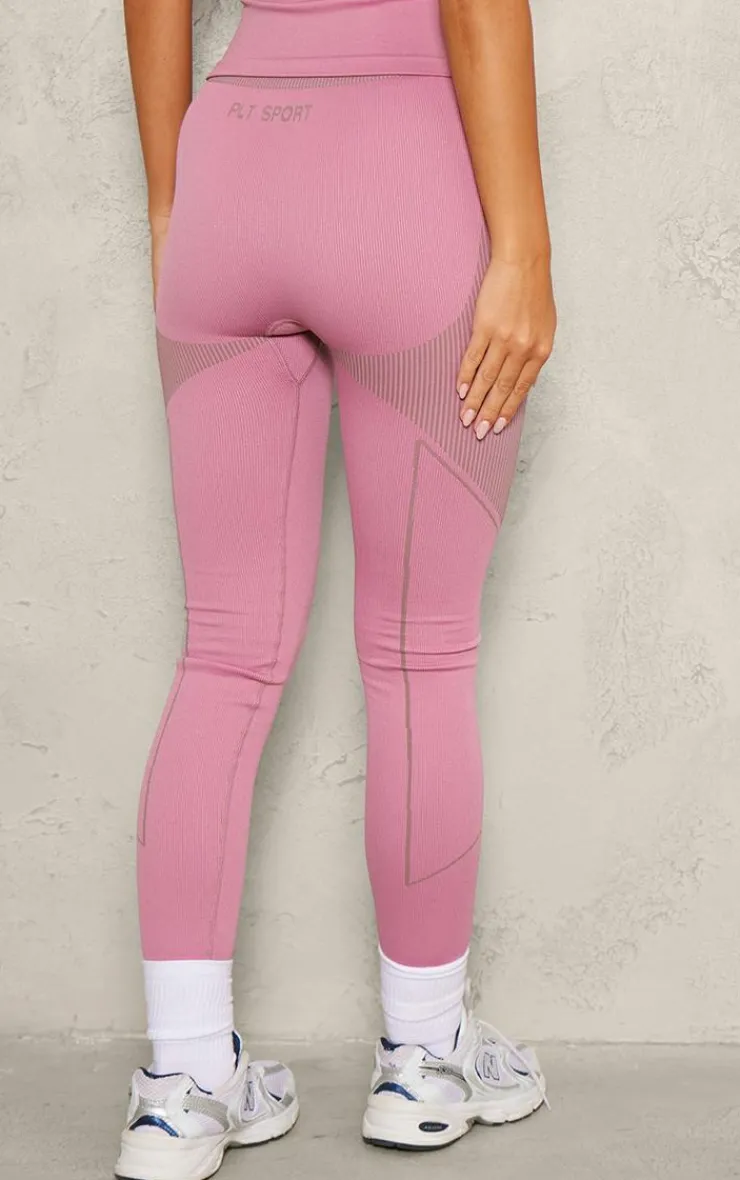 PrettyLittleThing Seamless Gym Wear*PLT SPORT Jacquard Seamless Gym Leggings