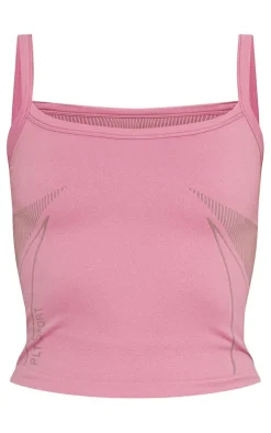 PrettyLittleThing Workout Tops*PLT SPORT Jacquard Seamless Gym Vest