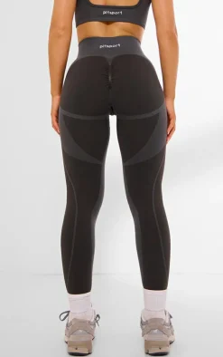 PrettyLittleThing Seamless Gym Wear*PLT SPORT Deep Seamless Ruched Bum High Waist Leggings