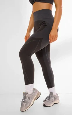 PrettyLittleThing Seamless Gym Wear*PLT SPORT Deep Seamless Ruched Bum High Waist Leggings