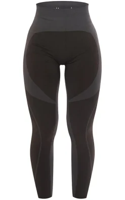 PrettyLittleThing Seamless Gym Wear*PLT SPORT Deep Seamless Ruched Bum High Waist Leggings
