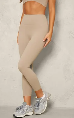 PrettyLittleThing Gym Leggings*PLT SPORT Deep Stone Sculpt Pedal Pushers