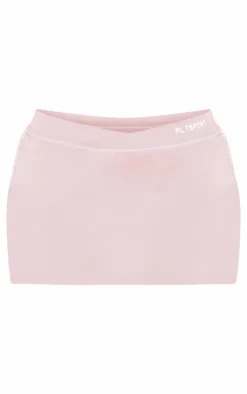 PLT SPORT Dusty Lilac Contrast Binding Sculpt Skort