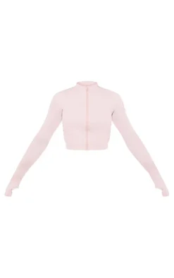 PrettyLittleThing Athletic Jackets*PLT SPORT Sculpt Side Ruched Sports Jacket