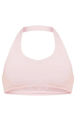 PrettyLittleThing Sports Bras*PLT SPORT Sculpt Halter Neck Cross Back Sports Bra