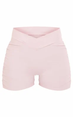 PrettyLittleThing Gym Shorts*PLT SPORT Sculpt Ruched Side Shorts