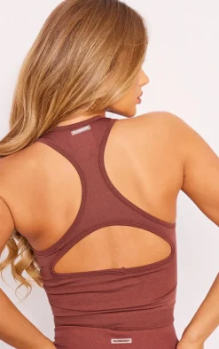 PrettyLittleThing Sports Bras*PLT SPORT Seamless Bust Panel Detail Sports Bra