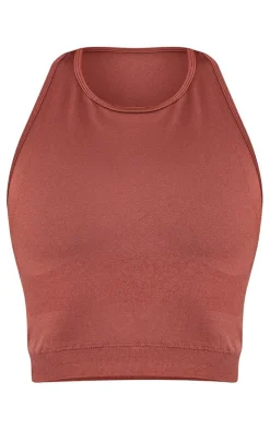PrettyLittleThing Sports Bras*PLT SPORT Seamless Bust Panel Detail Sports Bra