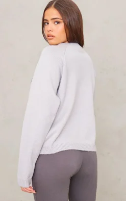 PrettyLittleThing Workout Tops*PLT SPORT Knitted Sweatshirt