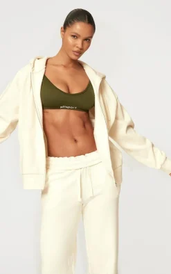 PrettyLittleThing Sports Bras*PLT SPORT Seamless Ribbed Detail Open Back Sports Bra
