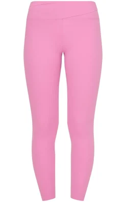 PrettyLittleThing Gym Leggings*PLT SPORT Mauve Sculpt Wrap Waist Leggings