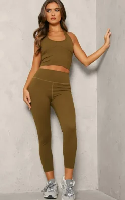 PrettyLittleThing Sports Bras*PLT SPORT Sculpt Racer Neck Underbust Top