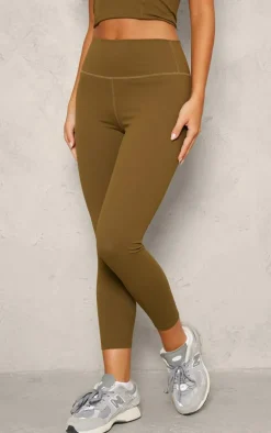 PrettyLittleThing Gym Leggings*PLT SPORT Moss Sport Sculpt Cropped Leggings