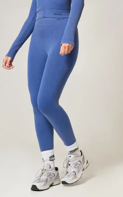 PrettyLittleThing Seamless Gym Wear*PLT SPORT Acid Wash Seamless Ribbed Leggings