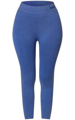 PrettyLittleThing Seamless Gym Wear*PLT SPORT Acid Wash Seamless Ribbed Leggings