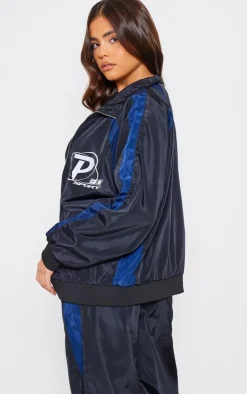 PrettyLittleThing Athletic Jackets*PLT SPORT Shell Panel Windbreaker