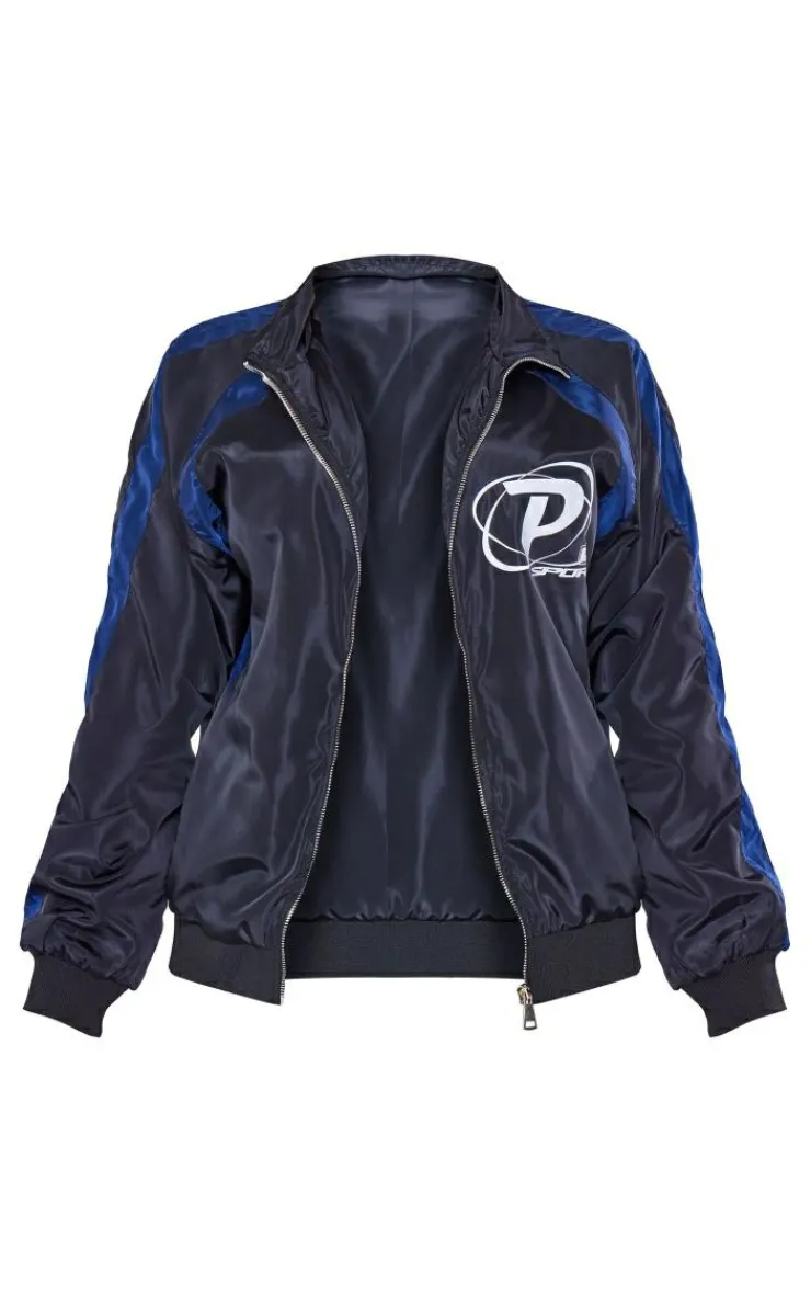 PrettyLittleThing Athletic Jackets*PLT SPORT Shell Panel Windbreaker