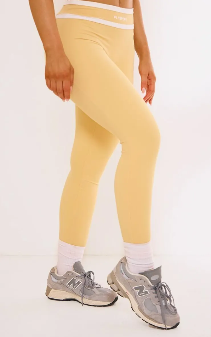 PrettyLittleThing Gym Leggings*PLT SPORT Sculpt Contrast Detail Leggings