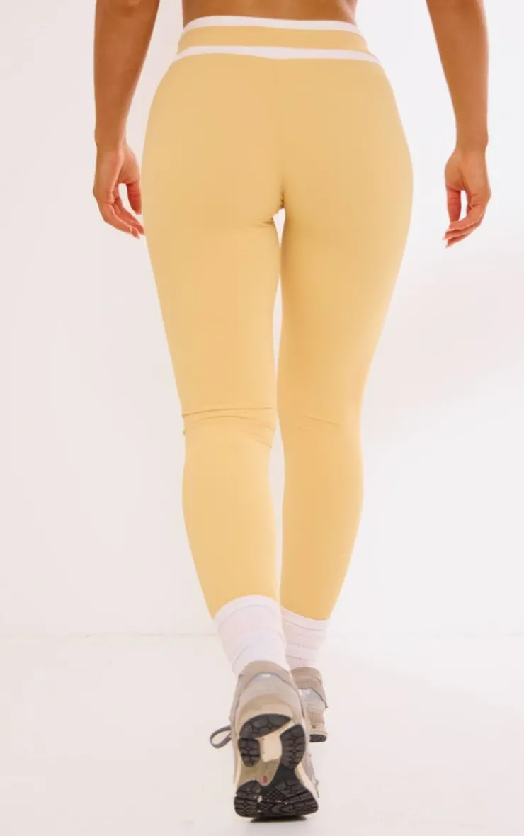 PrettyLittleThing Gym Leggings*PLT SPORT Sculpt Contrast Detail Leggings
