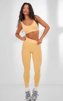 PrettyLittleThing Seamless Gym Wear*PLT SPORT Seamless Distressed Leggings