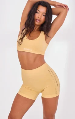 PrettyLittleThing Seamless Gym Wear*PLT SPORT Seamless Distressed Shorts