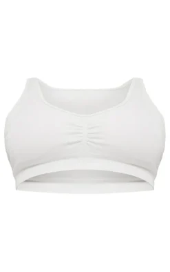 PrettyLittleThing Sports Bras*PLT SPORT Plus Bone Seamless Laser Cut Sports Bra