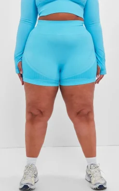 PrettyLittleThing Gym Shorts*PLT SPORT Plus Seamless Contrast Detail Shorts