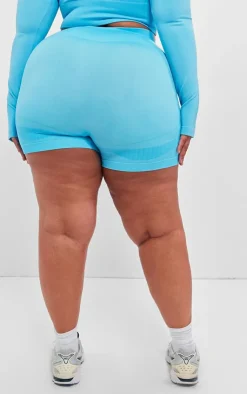PrettyLittleThing Gym Shorts*PLT SPORT Plus Seamless Contrast Detail Shorts