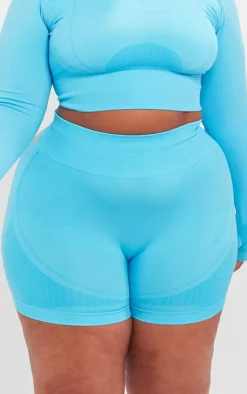 PrettyLittleThing Gym Shorts*PLT SPORT Plus Seamless Contrast Detail Shorts