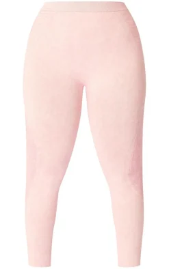 PrettyLittleThing Seamless Gym Wear*PLT SPORT Plus Acid Wash Seamless Ribbed Leggings