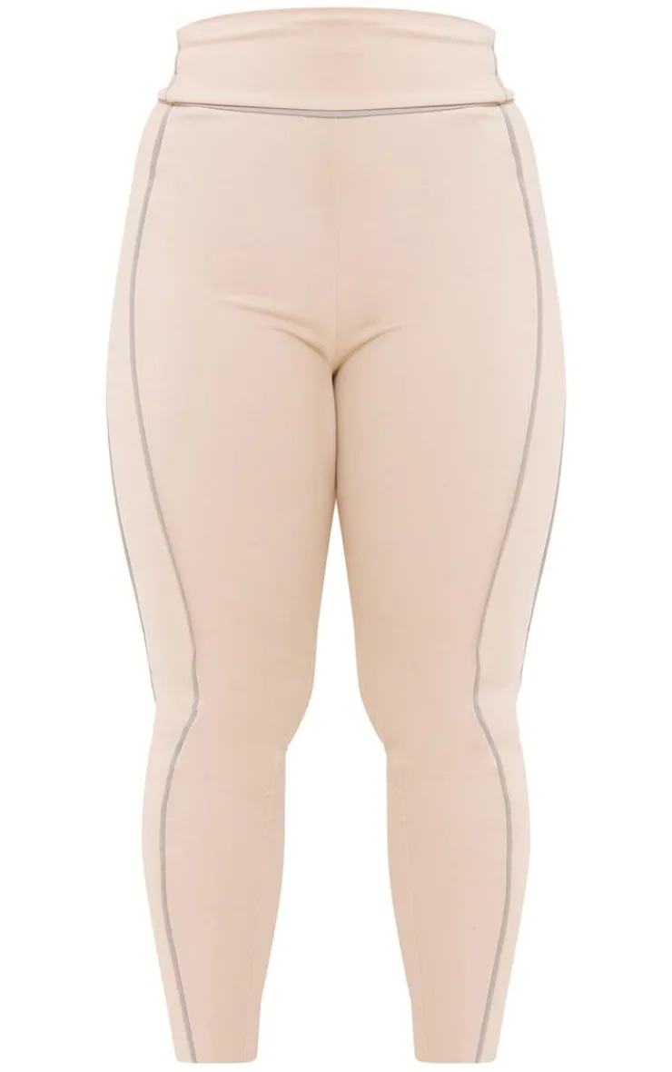 PrettyLittleThing Seamless Gym Wear*PLT SPORT Plus Sculpt Contrast Seam Gym Leggings
