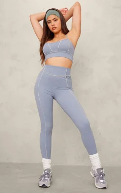 PrettyLittleThing Seamless Gym Wear*PLT SPORT Sculpt Contrast Seam Gym Leggings