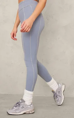 PrettyLittleThing Seamless Gym Wear*PLT SPORT Sculpt Contrast Seam Gym Leggings