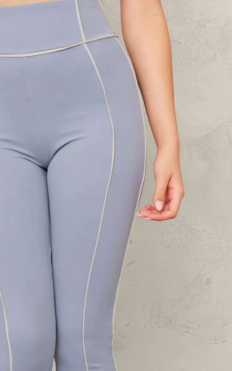 PrettyLittleThing Seamless Gym Wear*PLT SPORT Sculpt Contrast Seam Gym Leggings