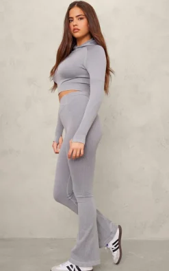 PrettyLittleThing Athletic Jackets*PLT SPORT Seamless Crop Gym Hoodie