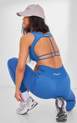 PrettyLittleThing Sports Bras*PLT SPORT Seamless Contrast Rib Cage Back Sports Bra