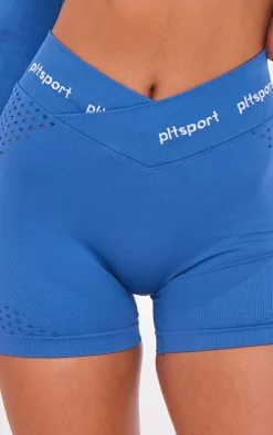 PrettyLittleThing Gym Shorts*PLT SPORT Seamless Contour Dot Dipped Waist Booty Shorts